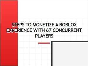 How to Monetize a Roblox Game with Small Audiences